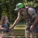 Youth Mossy Oak Shadow Grass Camo & Blue ProSport Waders - ProSport Outdoors