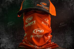 PSO Neck Gaitor - Orange with White Logo - ProSport Outdoors