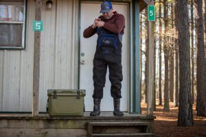 Men's Alpha Series Waders - Black with Blue Trim - ProSport Outdoors