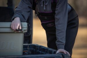 Women's Alpha Series Waders - Black with Purple Trim - ProSport Outdoors