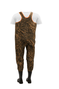 Mens ProSport Waders in Mossy Oak Shadow Grass with Neon Orange Trim - ProSport Outdoors